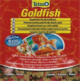 корм Tetra Goldfish Корм в хлопьях для всех видов золотых рыбок (хлопья), 12гр. (12 штук)