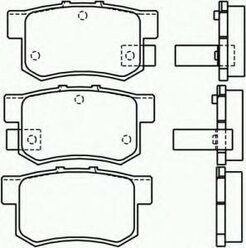 Комплект тормозных колодок диско Textar 2171901 Honda: 5580080J10 43022S6D000 43022S6DE50 43022SED000 43022SEDE50