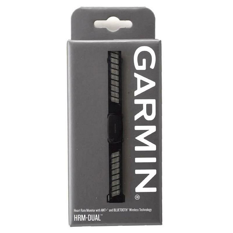 Нагрудный пульсометр Garmin HRM-DUAL черный 010-12883-00 Кардио-пояс