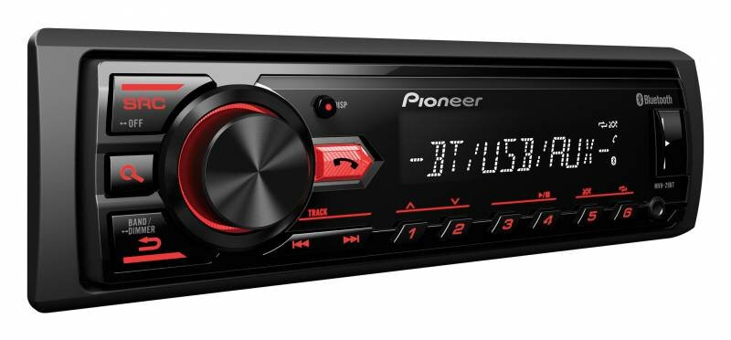 Автомагнитола Pioneer MVH-29BT 1DIN 4x50Вт