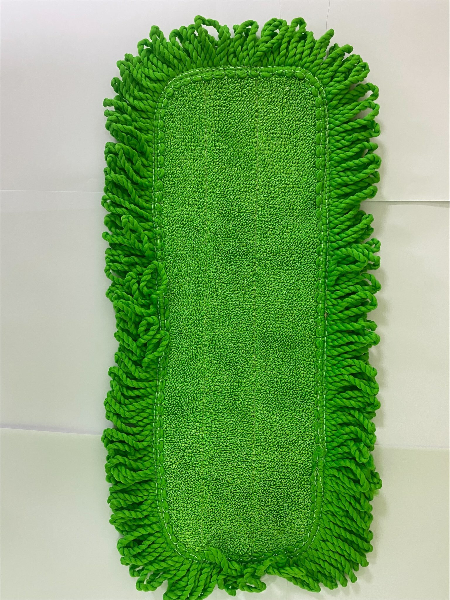 Насадка для швабры Decoromir 40*14 см из микрофибры зеленая 1 шт - фотография № 1
