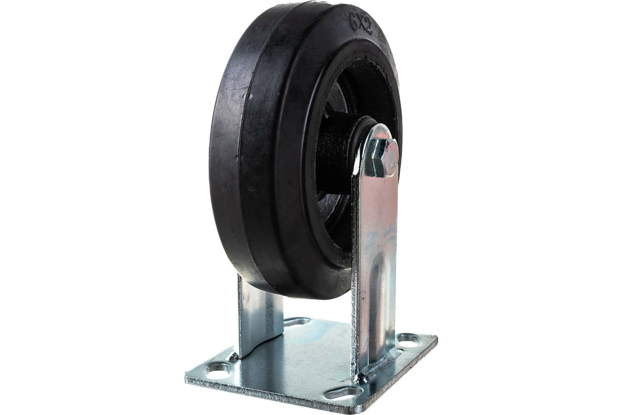 А5 Большегрузное чугунное колесо неповоротное FCD 63 (150 мм; 230 кг) А5 1000094 - фотография № 4