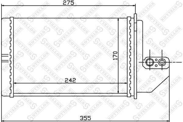 Радиатор печки BMW E36 1.6-3.0 90-99