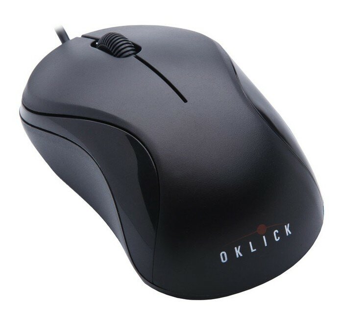 Мышь Oklick 115S Optical Mouse for Notebooks Black USB