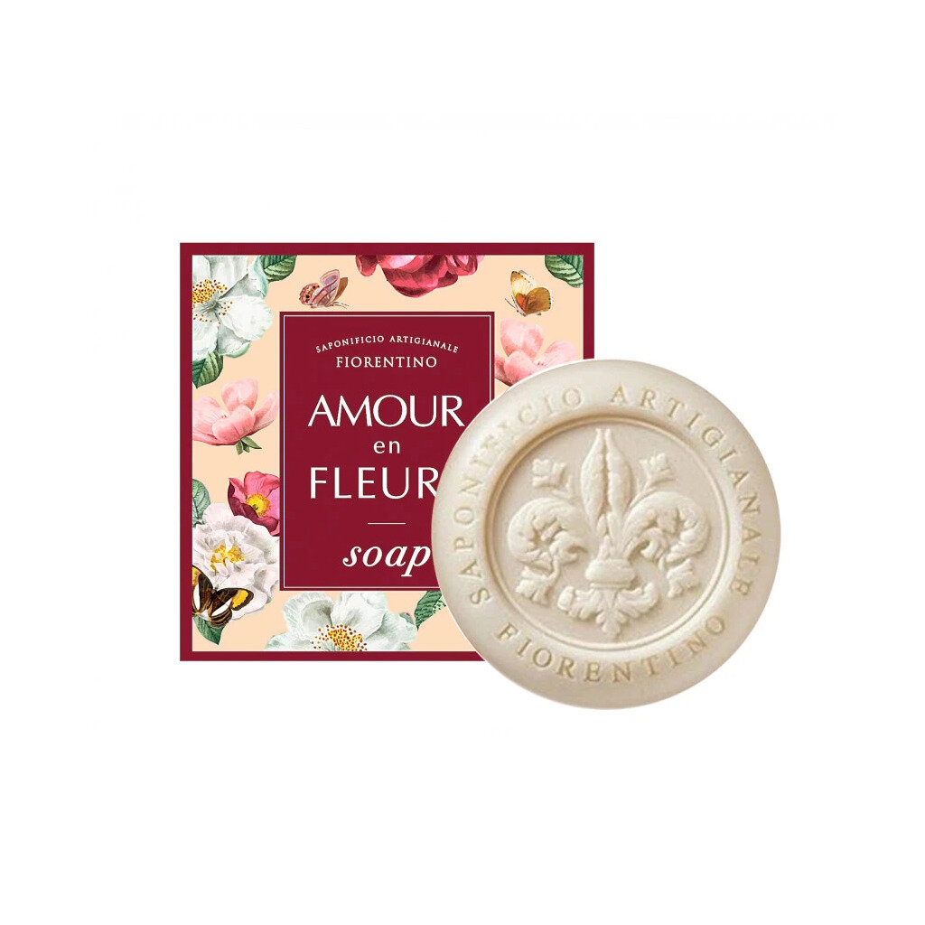 Мыло Новая Заря Любовь в цветах Amour en fleur 100г - фото №1