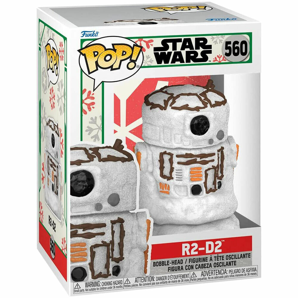 Фигурка Funko POP! Star Wars: Holiday: R2-D2 в образе снеговика (SNWMN) 64337 10 см