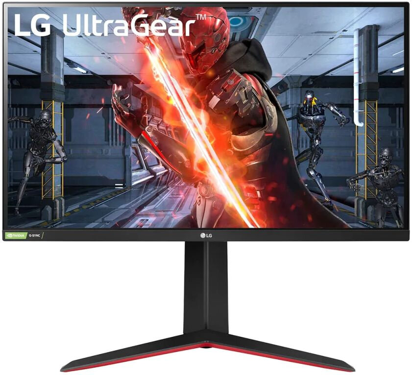 Монитор игровой LG UltraGear 27GN850-B 27" черный/красный