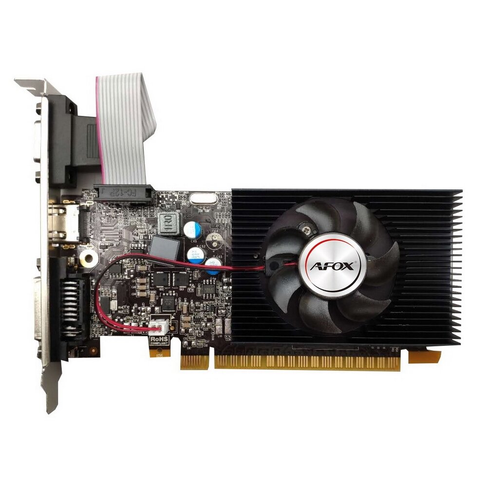 AFOX Видеокарта AFOX GeForce GT 740 AF740-4096D3L3 (GeForce GT 740, 4ГБ GDDR3, D-Sub, DVI, HDMI) (PCI-E) (ret)