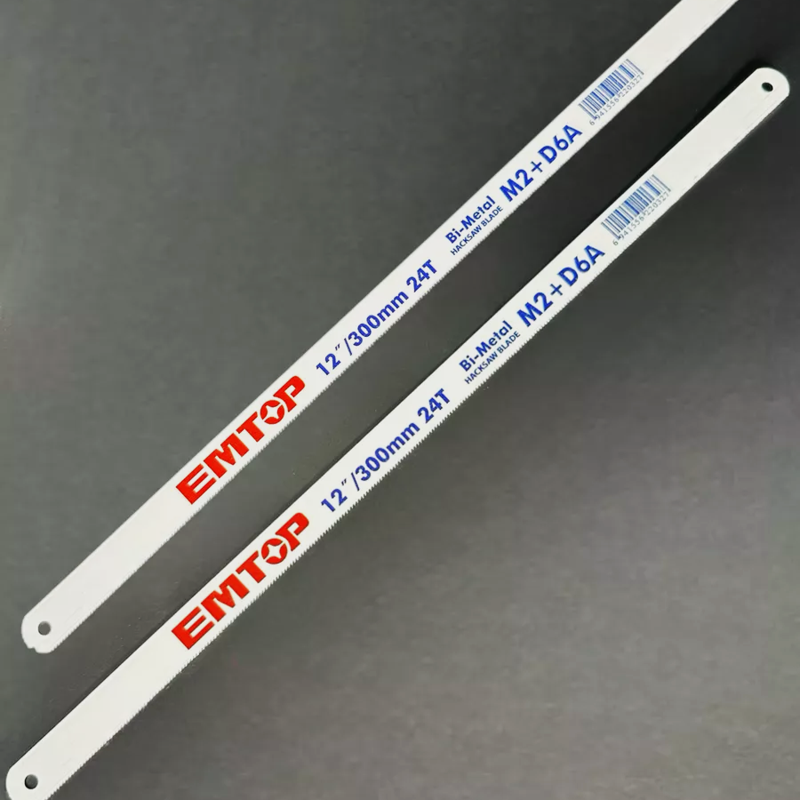 фото Полотно ножовочное EMTOP длина 300 мм из стали Bi-Metal шаг зуба 24 TPI по металлу