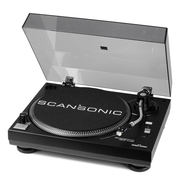 Виниловый проигрыватель Scansonic USB100 Black