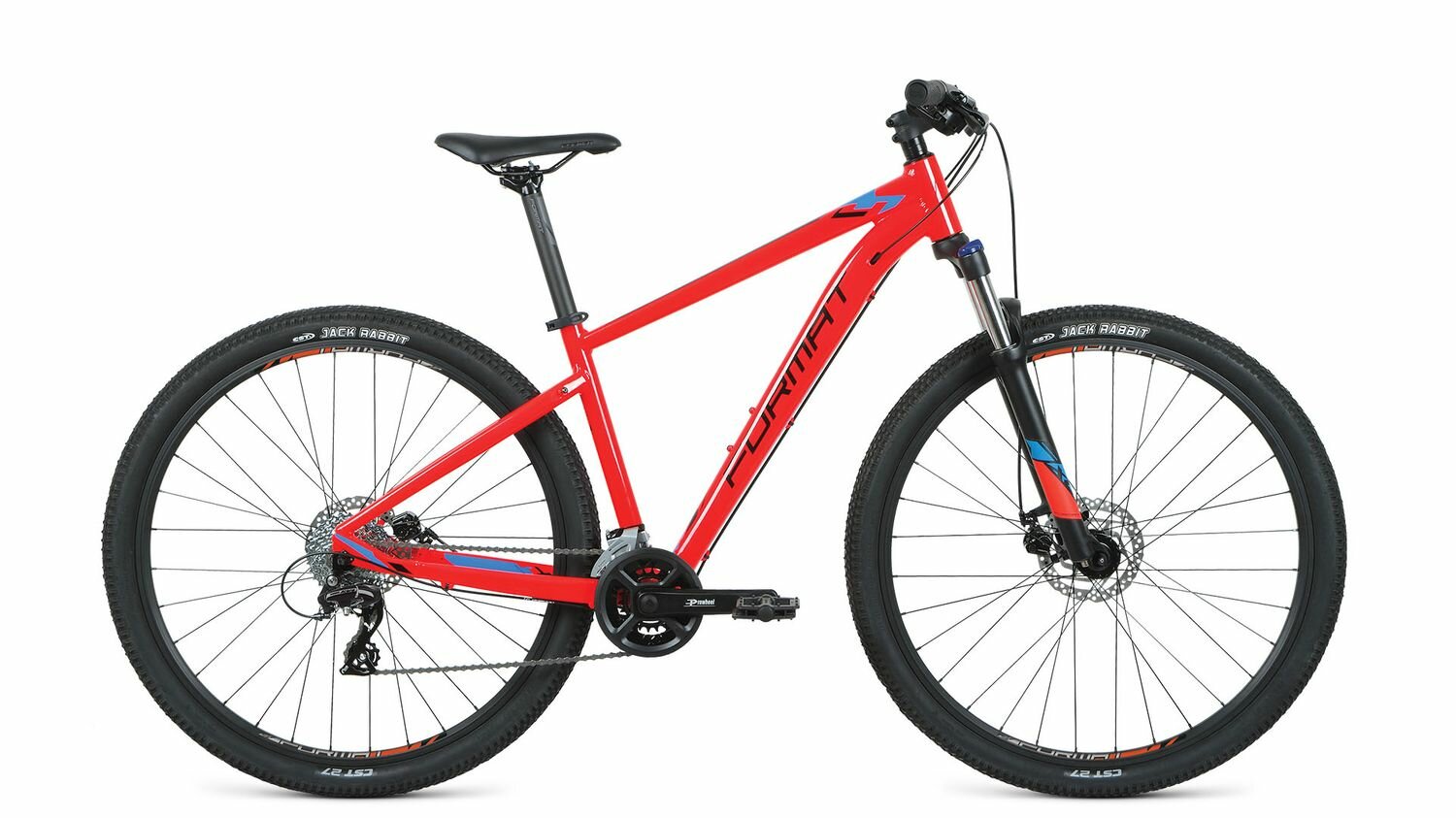 Велосипед FORMAT 1414 27,5" (2021) (Велосипед FORMAT 1414 27,5 (27,5" 16 ск. рост. L) , красный матовый, RBKM1M37D006)