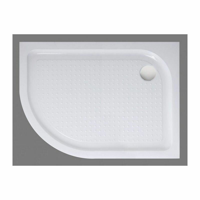 Поддон для душа акриловый BelBagno TRAY-BB-RH-100/80-550-15-W-L радиальный