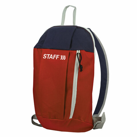 Рюкзак STAFF AIR компактный, комплект 3 шт., красно-синий, 40х23х16 см, 227045