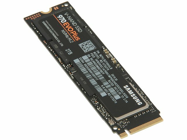 SSD-диск Samsung SSD диск 2000ГБ M.2 Samsung 970 EVO Plus MZ-V7S2T0BW (PCI-E) (ret)