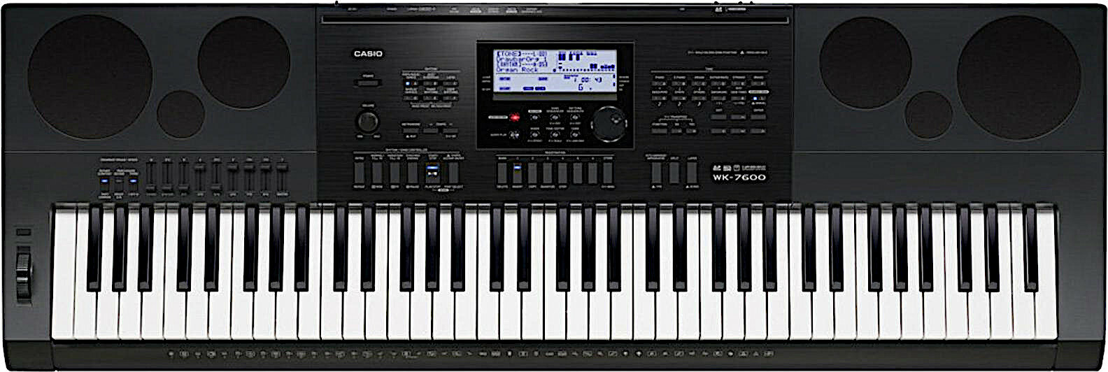 CASIO WK-7600, цвет Чёрный