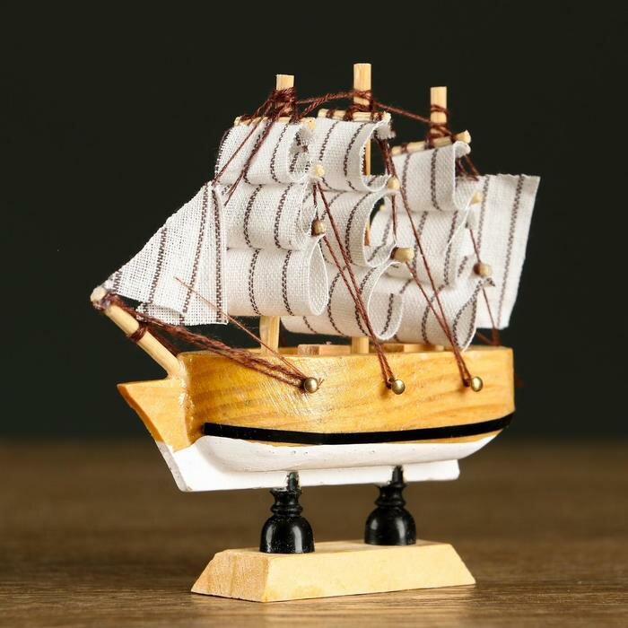 Корабль сувенирный малый «Аризона», микс, 3×10×10 см - фотография № 2