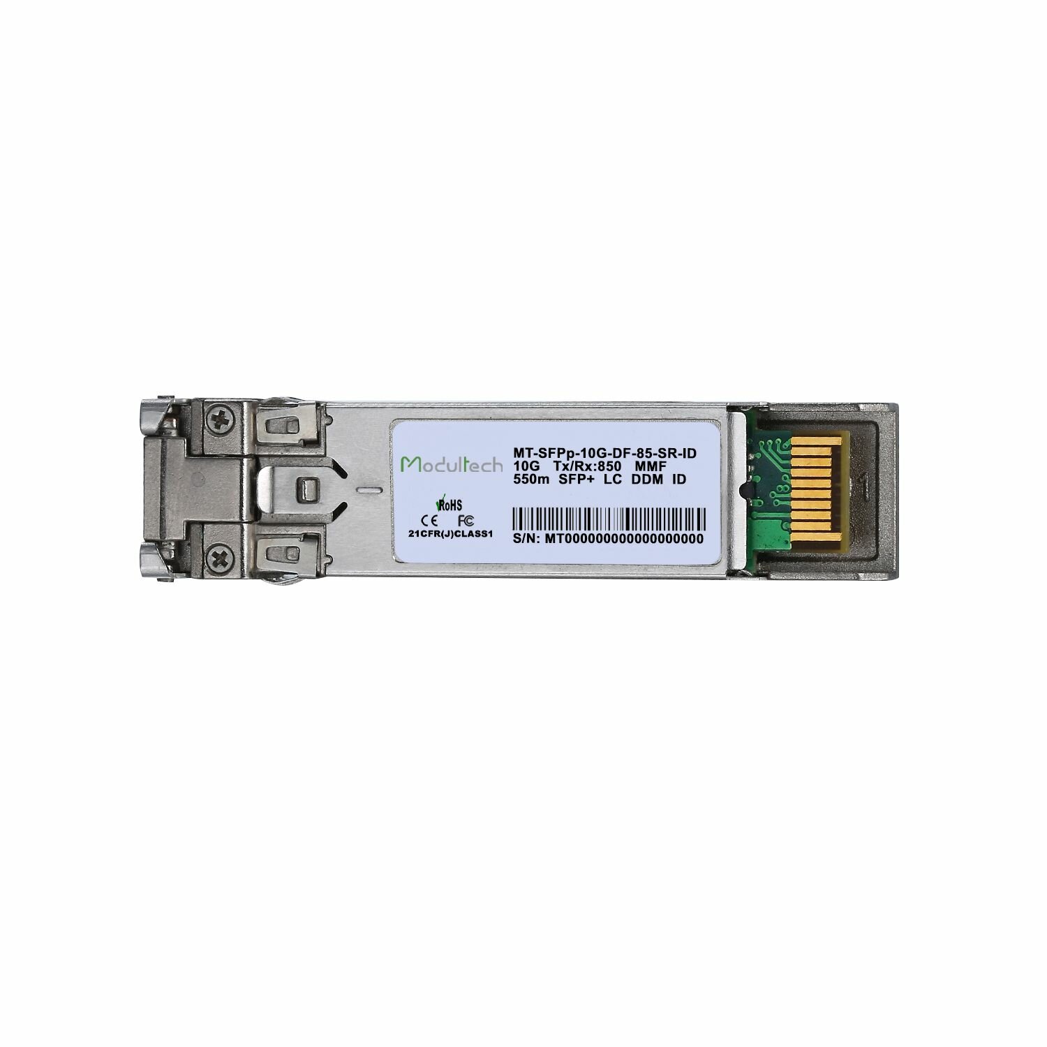 Industrial SFP+ 10 Гбит/с 03 км 850 нм MMF LC