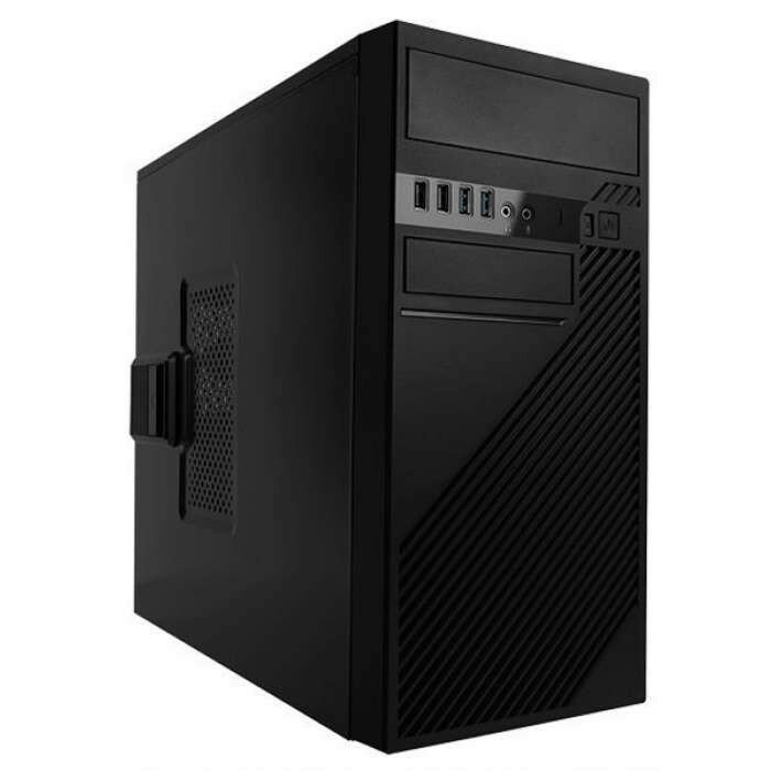 Корпус Mini Tower InWin EFS712 Black 450W RB-S450T7-0 U3*2+U2*2+A(HD)+ front fan holder + Screwless mATX