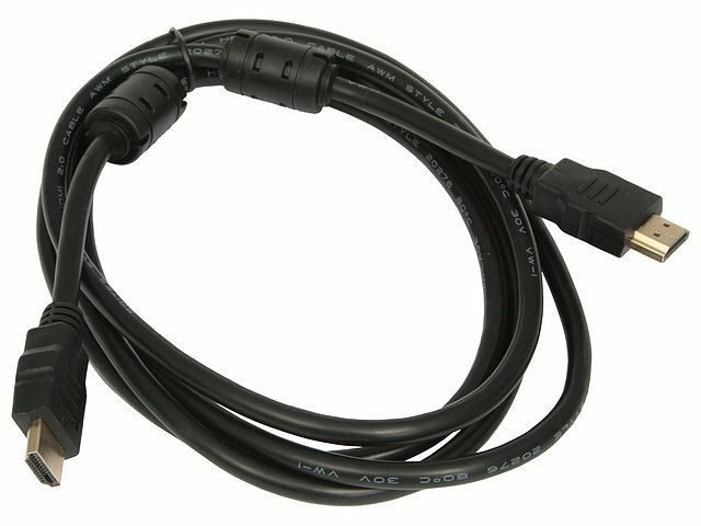 Кабель HDMI 2м 5bites APC-200-020F круглый черный