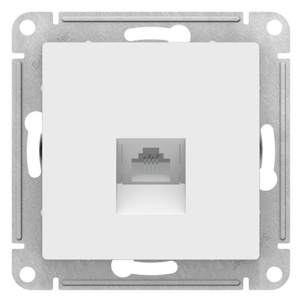 Schneider electric Schneider-electric ATN000183 ATLASDESIGN розетка компьютерная RJ45, механизм, белый