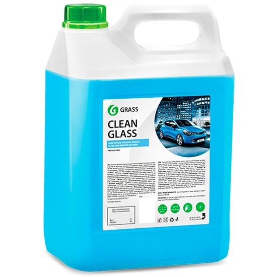 Чистящее средство GRASS Clean Glass, для стекол и зеркал, 5 л