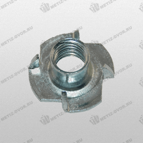 фото Гайка мебельная врезная M10x12,5 DIN 1624 Уп (100 шт.)