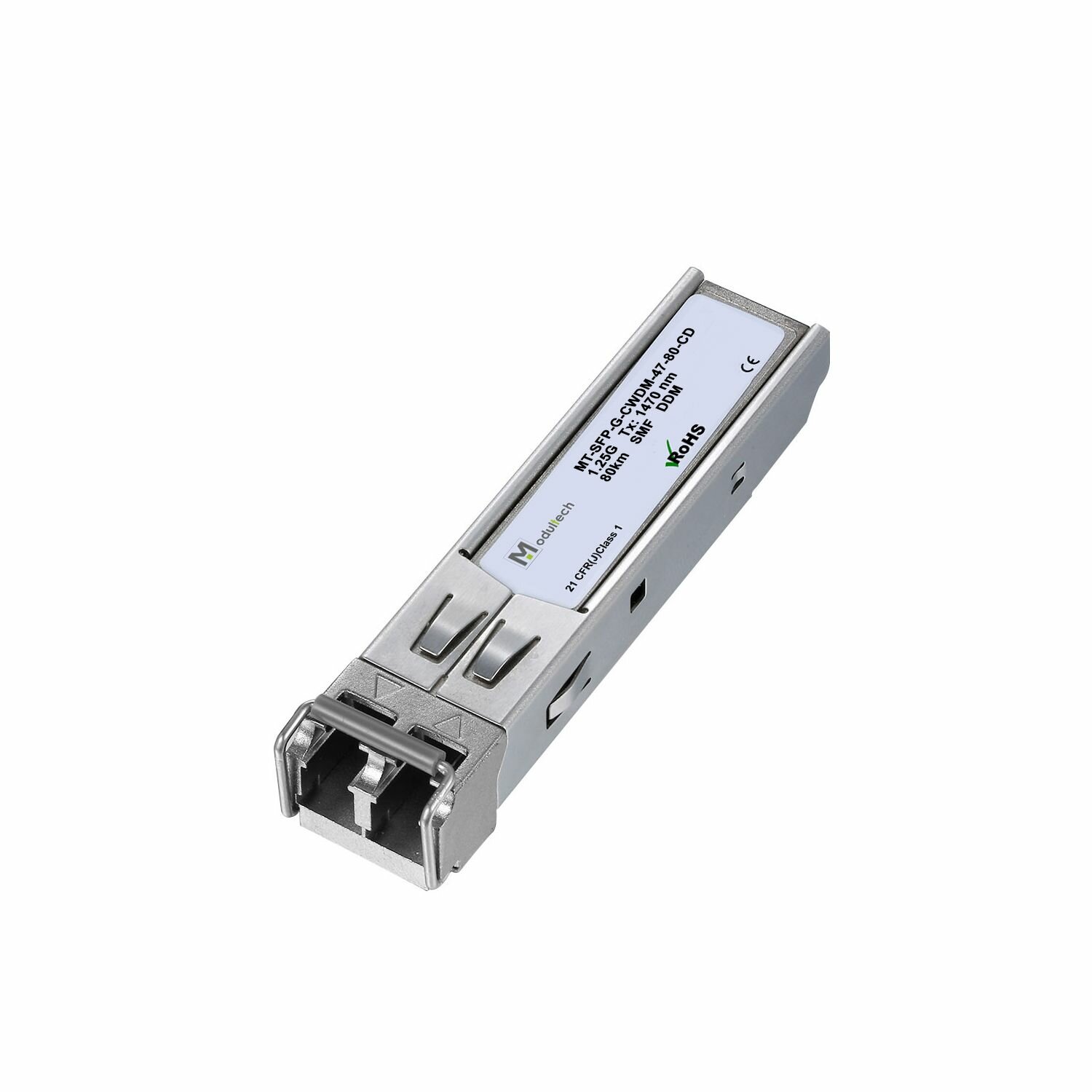 Модуль SFP CWDM 1,25 Гбит/с, 80 км, 1470 нм, SMF, LC