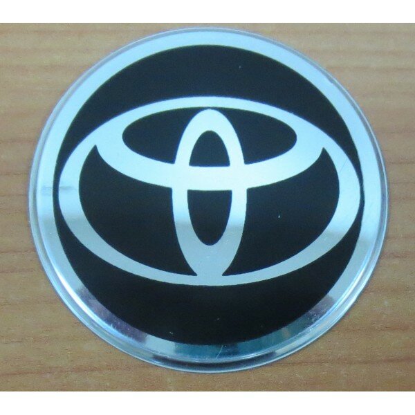 Наклейка Toyota (диаметр 60мм.) на автомобильные колпаки, диски компл. 4шт. (5281)