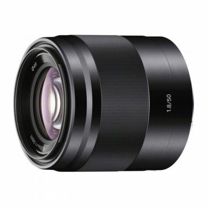 Объектив Sony E 50 mm f1.8 OSS (SEL50F18) черный