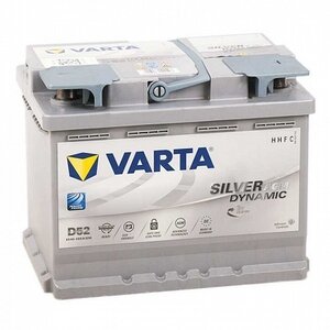 Аккумулятор Varta Silver Dynamic AGM D52 60 Ач 680А