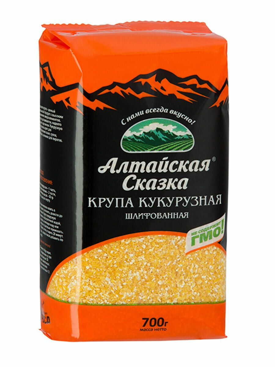 Крупа кукурузная "Алтайская сказка" 700гр 4шт