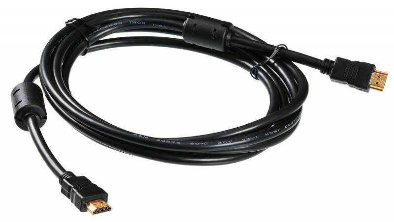 Кабель аудио-видео Buro HDMI (m)-HDMI (m) 3м ферриткольца черный (HDMI-19M-19M-3M-MG)