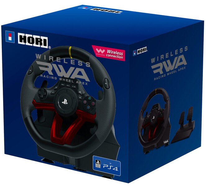 Руль HORI «Wireless Racing Wheel Apex» PS4/PC