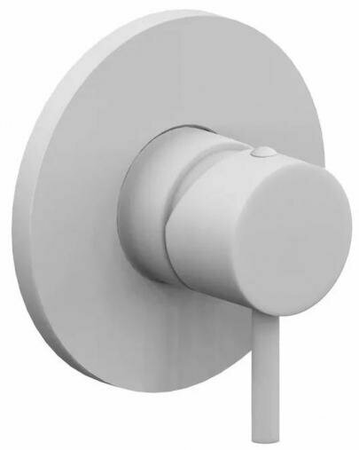 Смеситель для душа Paffoni Light LIG011BO со встраиваемой частью белый матовый