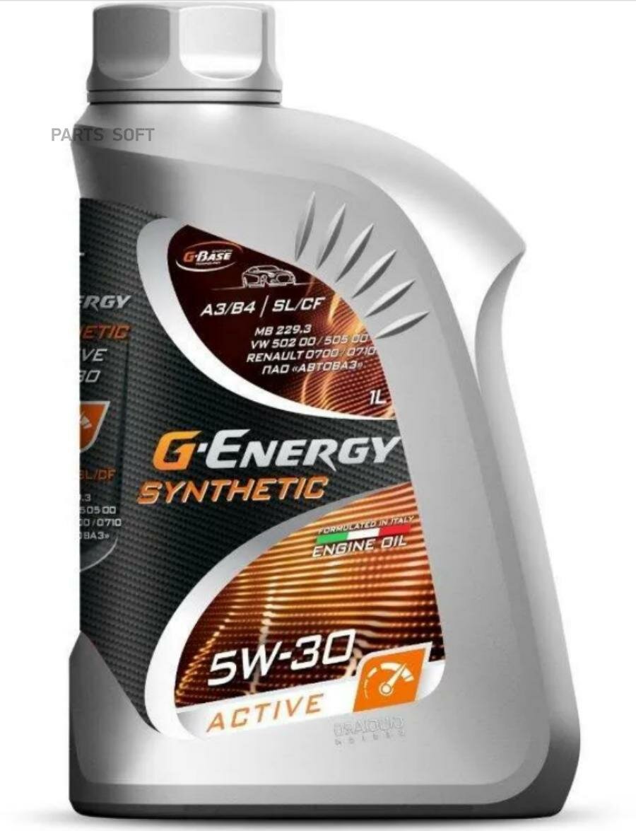 G-ENERGY 253142404 Масло G-Energy 5W30 Synthetic Active API SL/CF 1л син