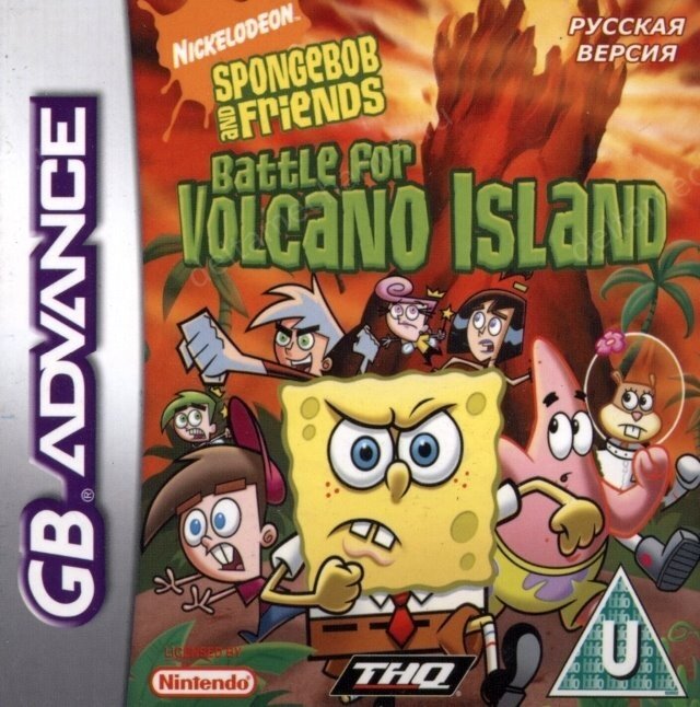 SpongeBob and Friends: Battle for Volcano Island (игра для игровой приставки GBA)