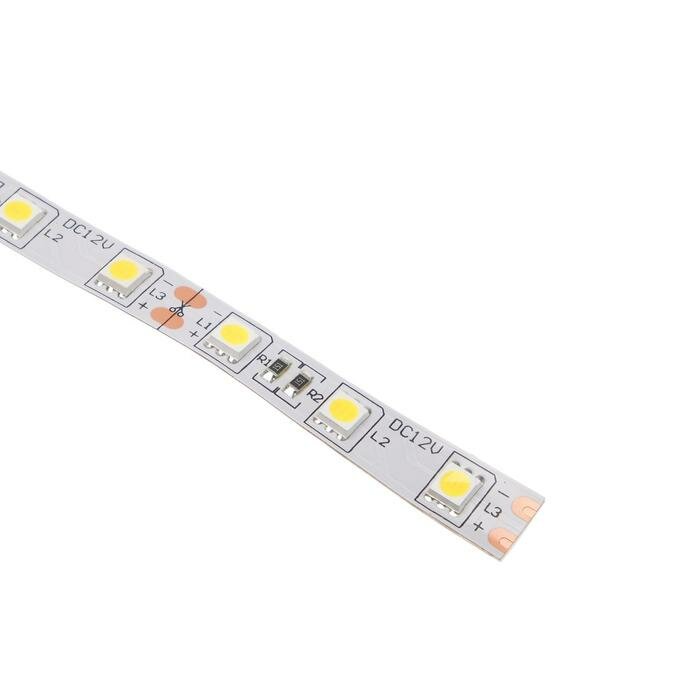 Светодиодная лента Ecola PRO, 12В, SMD5050, 1 м, IP20, 14.4Вт/м, 60 LED/м, 4200К - фотография № 3