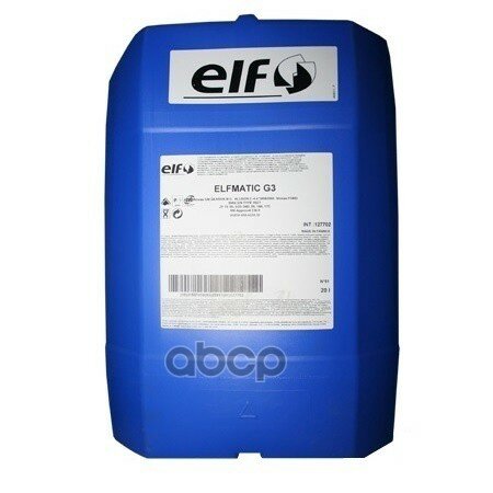 Elf Elfmatic G3 (20l) Жидкость Для Акпп Dexron-Iiig ELF арт. 127702