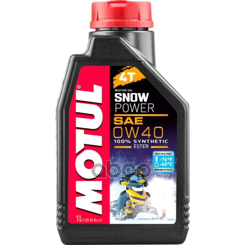 Моторное Масло Snowpower 4t 0w-40 1л (101230) 105891 MOTUL арт. 105891