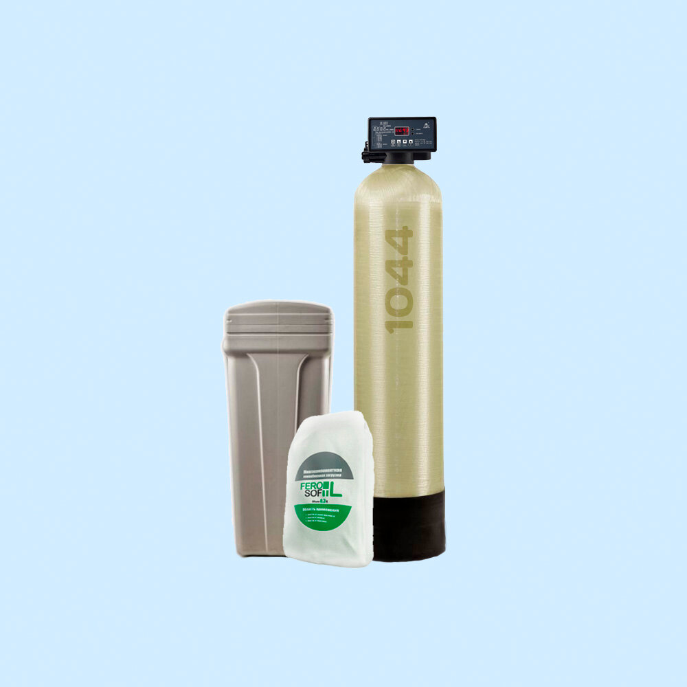 Универсальная очистка воды 1044 Runxin | Ferosoft L| Таблетированная соль (макс.произв. 1,1 м3/ч)