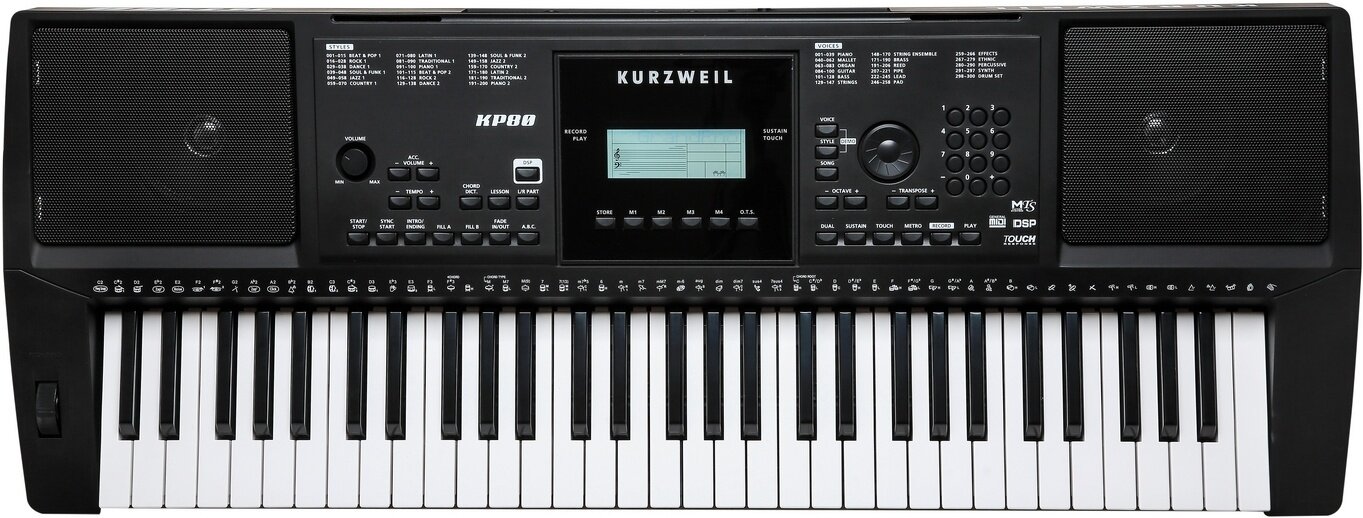 Kurzweil KP80 LB синтезатор 61 клавиша цвет чёрный