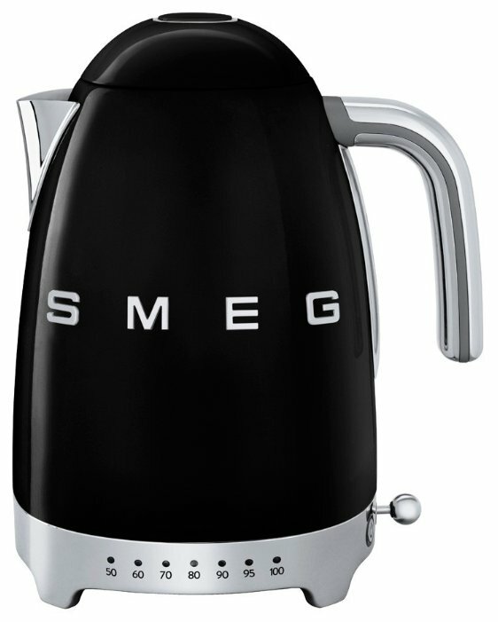 Чайник Smeg KLF04BLEU 2400 Вт чёрный 1.7 л нержавеющая сталь