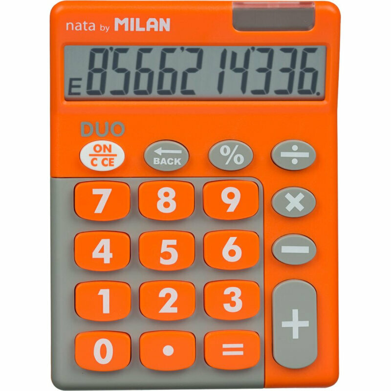 Калькулятор настольный Milan 150610TDOBL 10-разрядный оранжевый