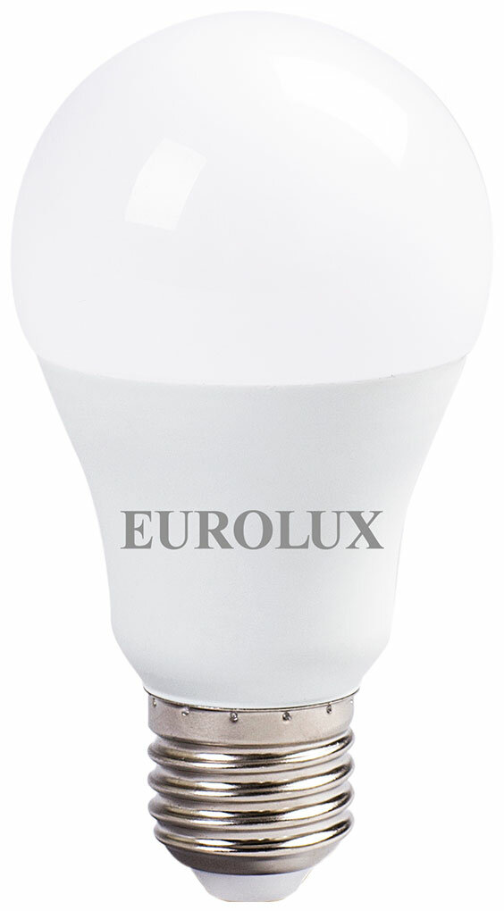 Лампа светодиодная Eurolux LL-E-A60-11W-230-4K-E27 (груша 11Вт нейтр. Е27) белый