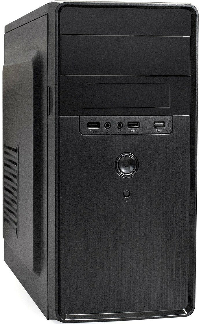 Корпус Exegate BA-309 400W Black mATX, Mini-ITX, Mini-Tower, 400 Вт, 2xUSB 2.0, Audio