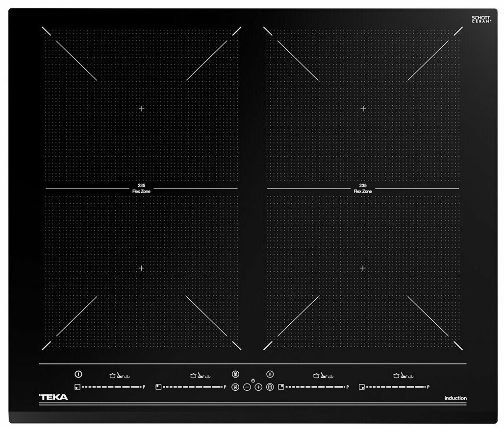 Индукционная варочная панель TEKA IZF 64600 MSP BLACK, черный - фото №4