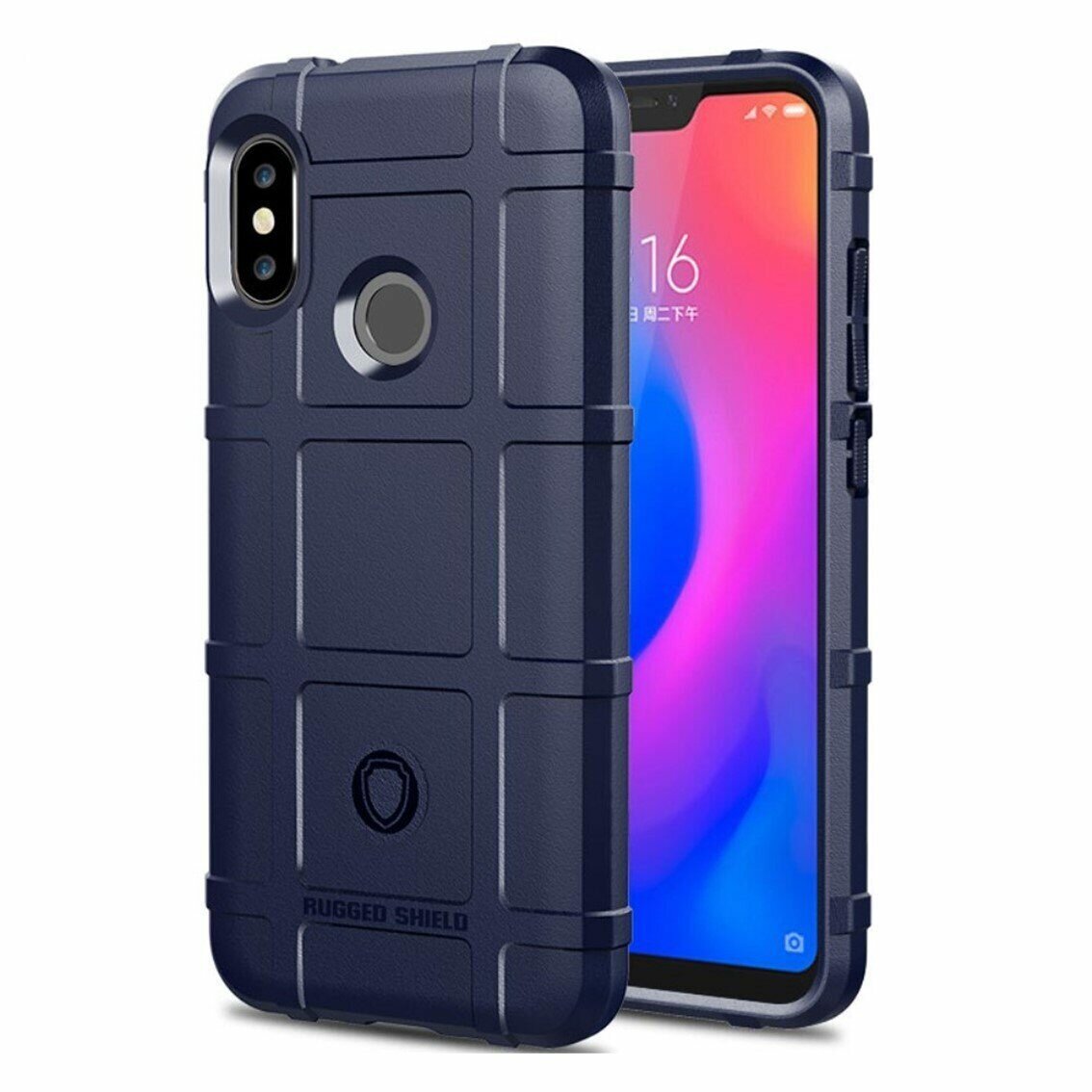 Чехол Anti-Shock для Xiaomi Mi A2 Lite / Redmi 6 Pro (темно-синий)