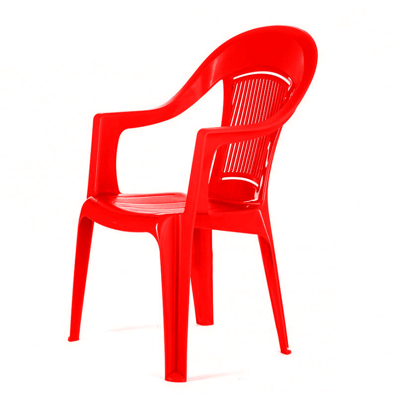 Кресло пластиковое элластик-пласт Фламинго Красный - фотография № 1