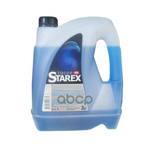 Тосол 40 Starex Готовый 3кг -40°с Синий (Север) Starex арт. 700622