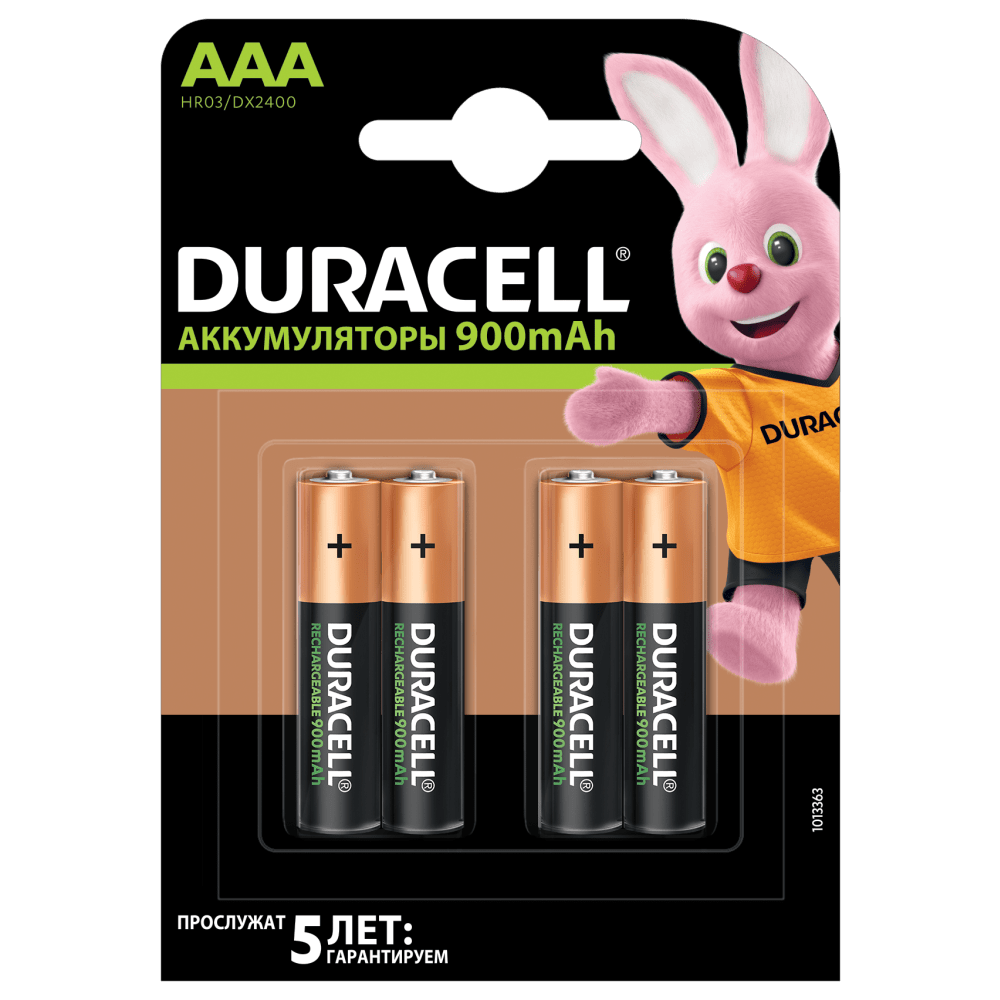 Аккумулятор тип AAA DURACELL HR03 уп 4 шт